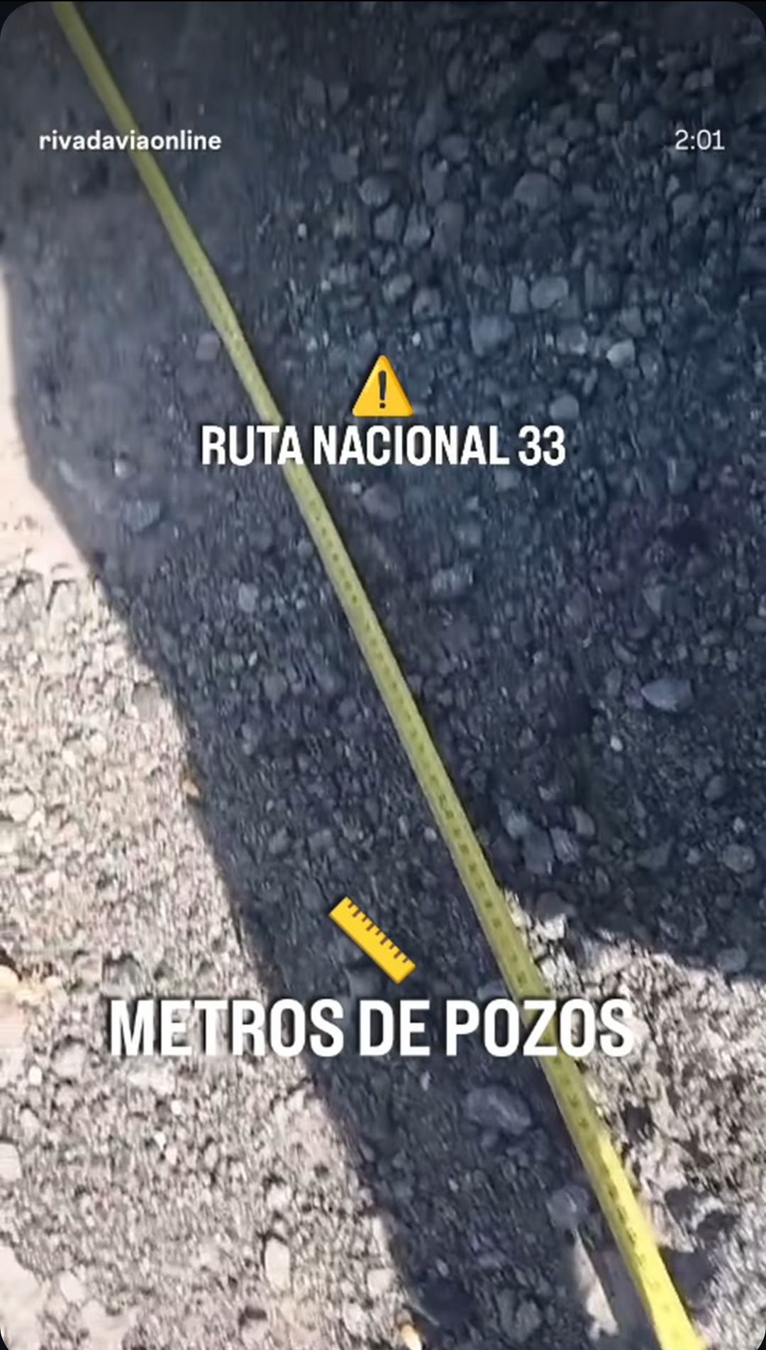 PUNTOS CRÍTICOS A TENER EN CUENTA AL CIRCULAR POR LA RUTA NACIONAL 33 ...