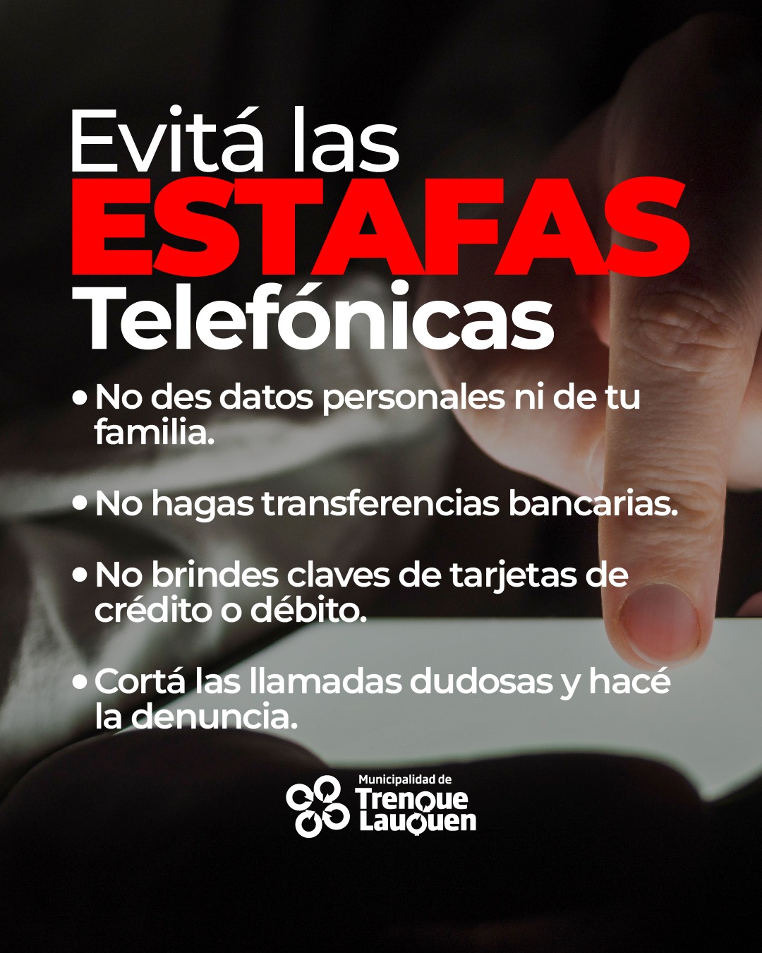 ALERTA POR INTENTOS DE ESTAFAS TELEFÓNICAS: DESDE EL ÁREA DE VACUNACIÓN ...